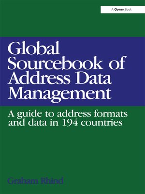 cover image of Global Sourcebook of Address Data Management